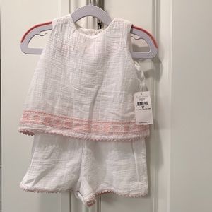 Ralph Lauren baby girl’s sleeveless top & shorts